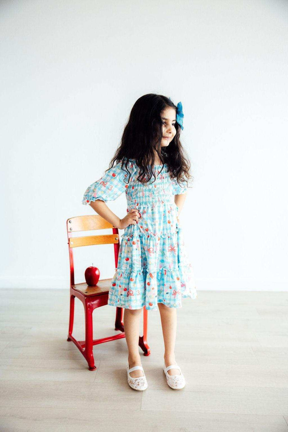 Honor Roll Smocked Ruffle Dress - Mila & Rose ® - Flyclothing LLC