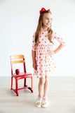 An Apple a Day 3/4 Sleeve Pocket Twirl Dress - Mila & Rose ® - Flyclothing LLC