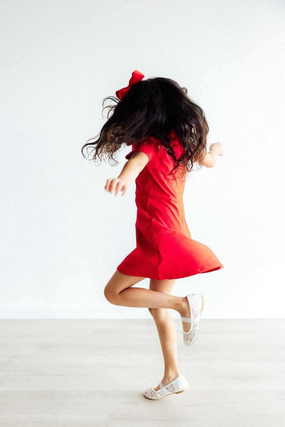 Red S/S Polo Dress - Mila & Rose ® - Flyclothing LLC