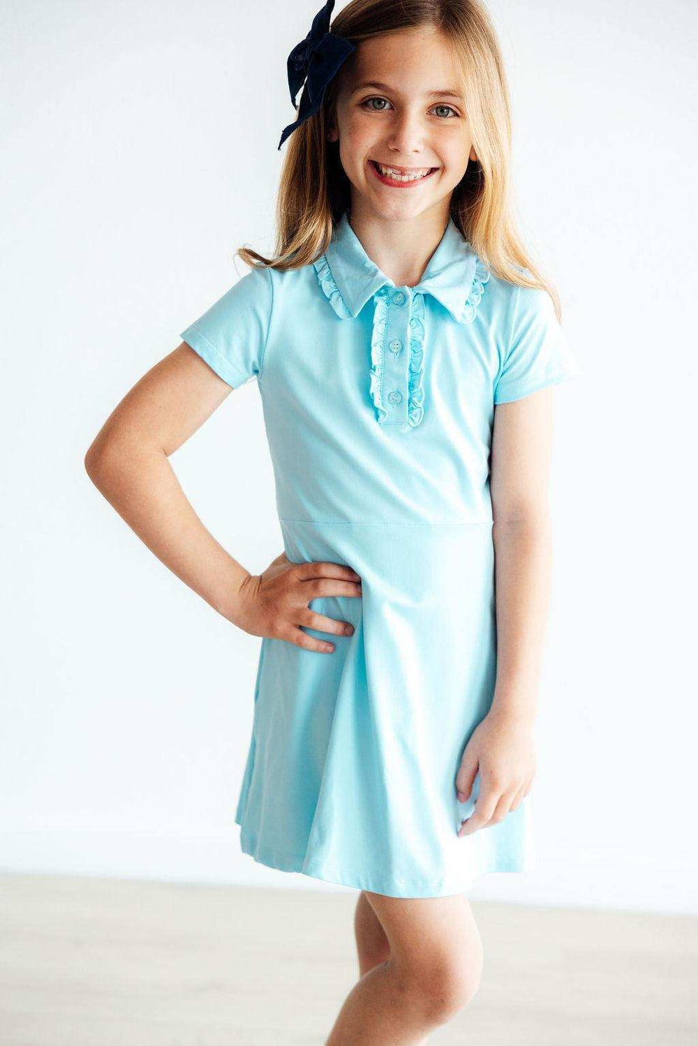 Bluebird S/S Polo Dress - Mila & Rose ® - Flyclothing LLC