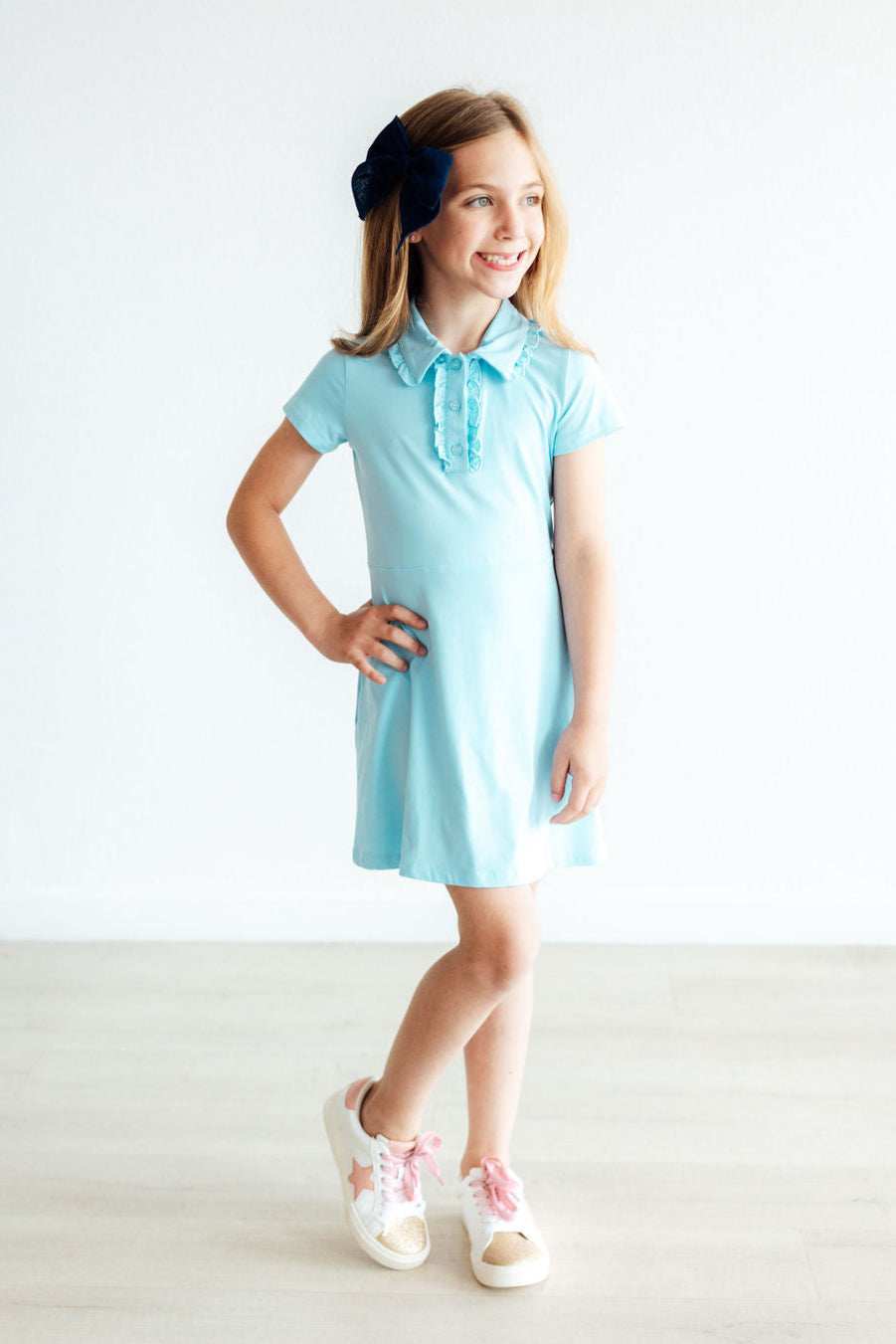 Bluebird S/S Polo Dress - Mila & Rose ® - Flyclothing LLC