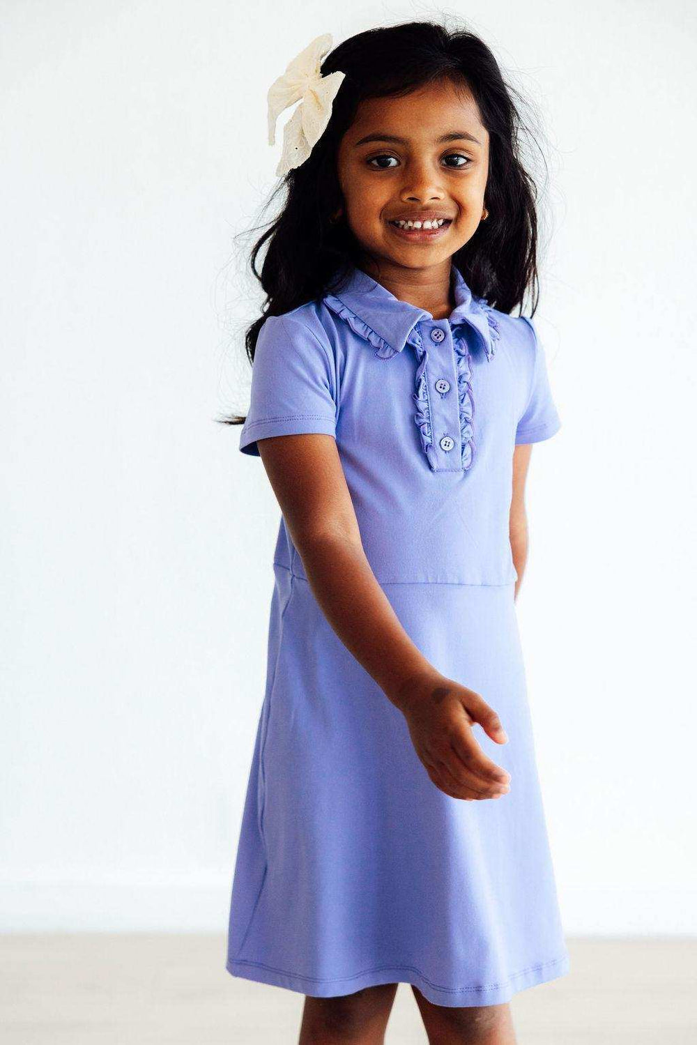Periwinkle S/S Polo Dress - Mila & Rose ® - Flyclothing LLC