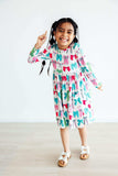 Twirls & Ties L/S Pocket Twirl Dress - Mila & Rose ® - Flyclothing LLC