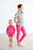 Heart Hustle Full-Zip Ruffle Active Jacket - Mila & Rose ® - Flyclothing LLC
