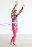 Fuchsia Flash Active Legging - Mila & Rose ® - Flyclothing LLC