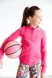 Fuchsia Flash Full-Zip Ruffle Active Jacket - Mila & Rose ® - Flyclothing LLC