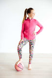 Flexible Floral Active Legging - Mila & Rose ® - Flyclothing LLC