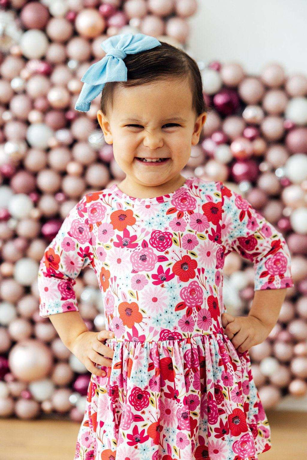 Secret Garden 3/4 Sleeve Twirl Bodysuit - Mila & Rose ® - Flyclothing LLC