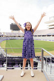 TCU Plaid Frog Flutter Twirl Dress - Mila & Rose ® - Flyclothing LLC