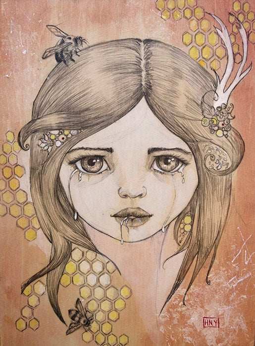 Black Market Art Company Milk and Honey Print - Black Market Art Company - Flyclothing LLC