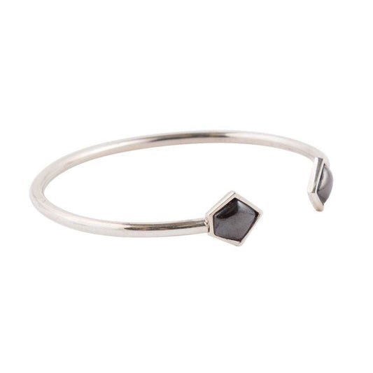 Mirror Image Hematite and Sterling Silver Bracelet - Barse Jewelry - Flyclothing LLC