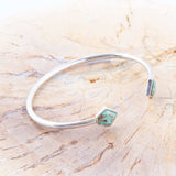 Mirror Image Blue Turquoise and Sterling Silver Cuff Bracelet - Barse Jewelry - Flyclothing LLC
