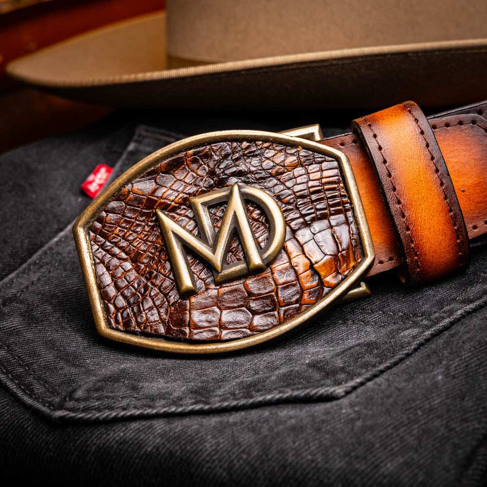 Montana Belt Aged Brown - Marco Di Milano - Flyclothing LLC