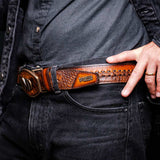 Montana Belt Aged Maple - Marco Di Milano - Flyclothing LLC