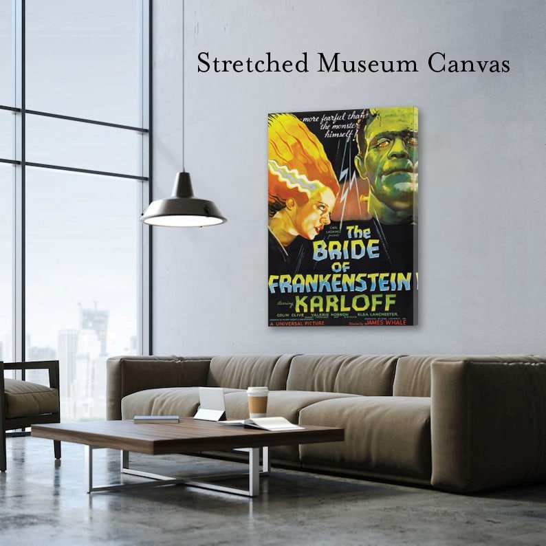 Black Market Art Company More Fearful & Frankenstein & Bride Movie Poster Print - Black Market Art Company - Flyclothing LLC