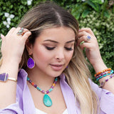 Native Color Turquoise Multi Stone Ring - Barse Jewelry - Flyclothing LLC