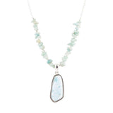Natural Wonders Blue Larimar and Sterling Silver Necklace - Barse Jewelry - Flyclothing LLC