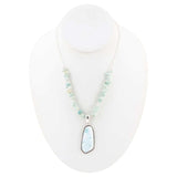 Natural Wonders Blue Larimar and Sterling Silver Necklace - Barse Jewelry - Flyclothing LLC
