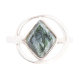 North Star Green Seraphinite and Sterling Silver Ring - Barse Jewelry - Flyclothing LLC