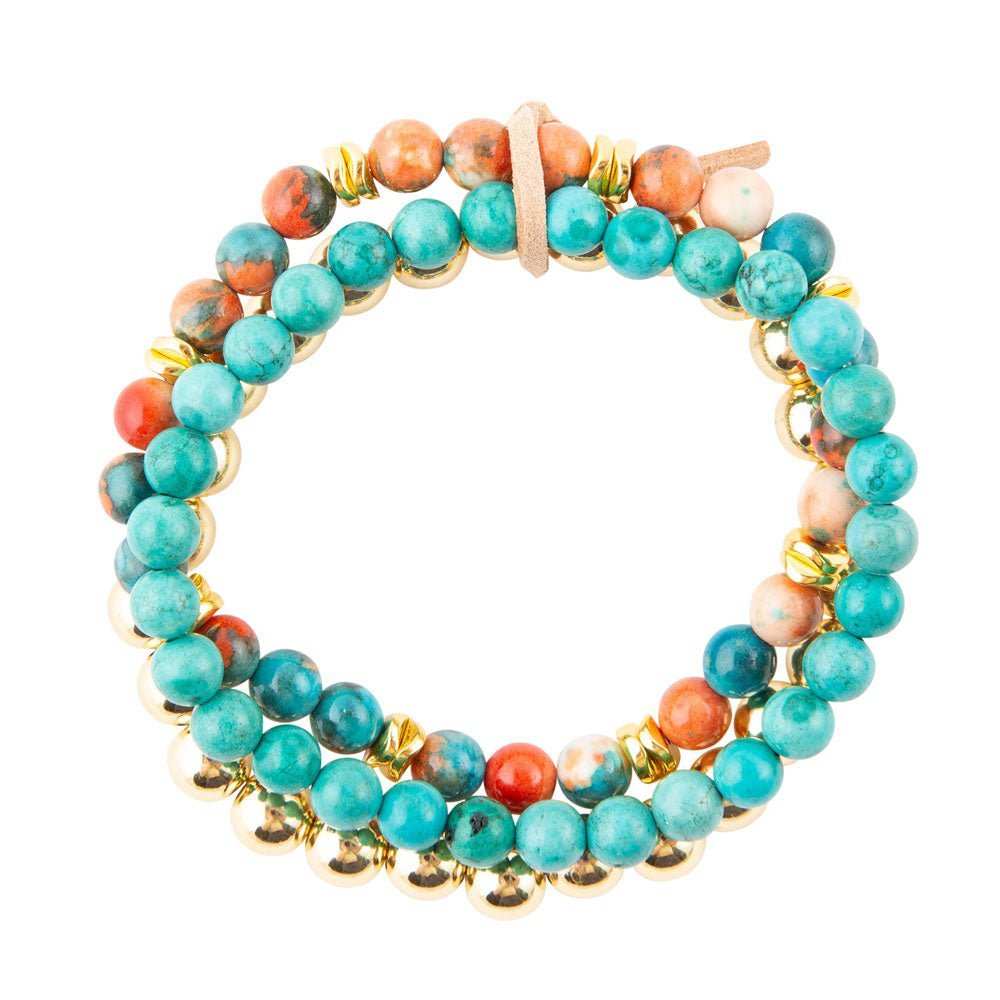 Ocean Jade Bracelet Set - Barse Jewelry - Flyclothing LLC