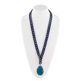 Ocean Storm Blue Agate Necklace - Barse Jewelry - Flyclothing LLC