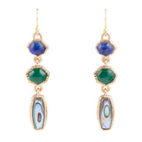 Odyssey Lapis Multi-Stone Earrings - Barse Jewelry - Flyclothing LLC