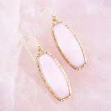 Odyssey Long Pink Opal and Bronze Earrings - Barse Jewelry - Flyclothing LLC