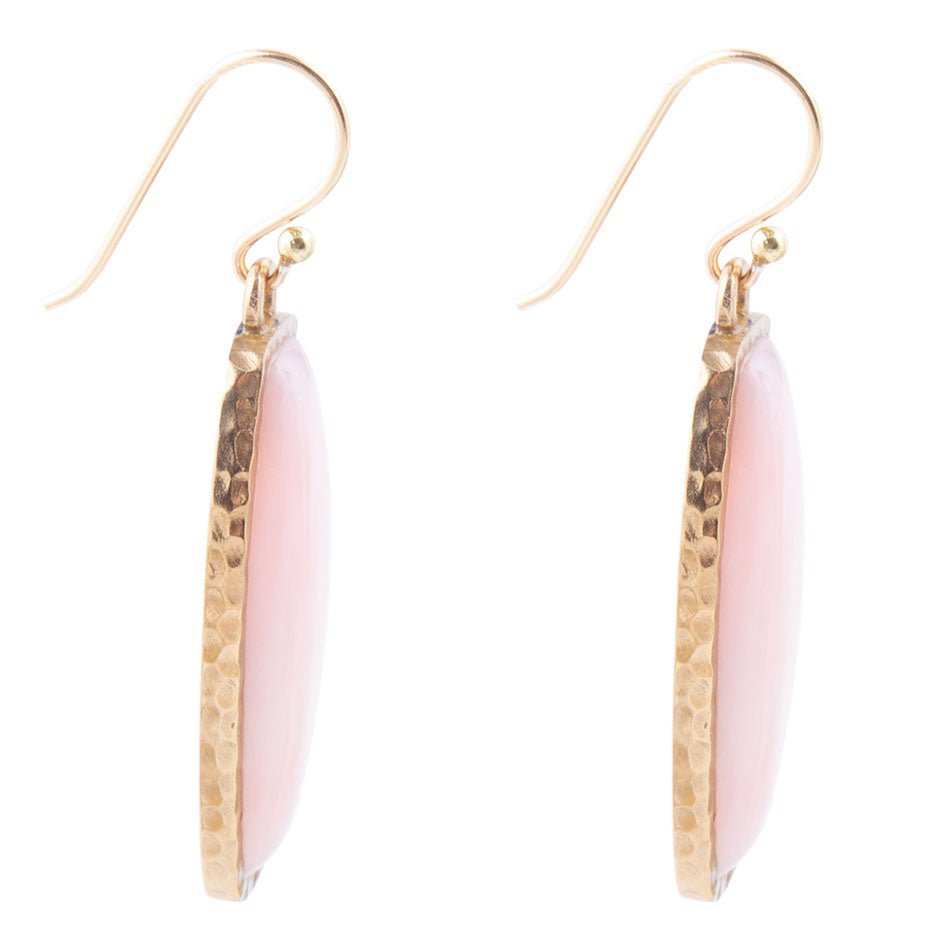 Odyssey Long Pink Opal and Bronze Earrings - Barse Jewelry - Flyclothing LLC