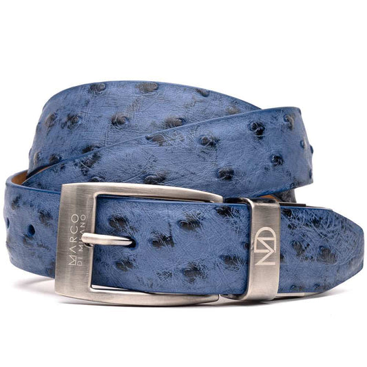 Domenico Belt Antique Navy - Marco Di Milano - Flyclothing LLC