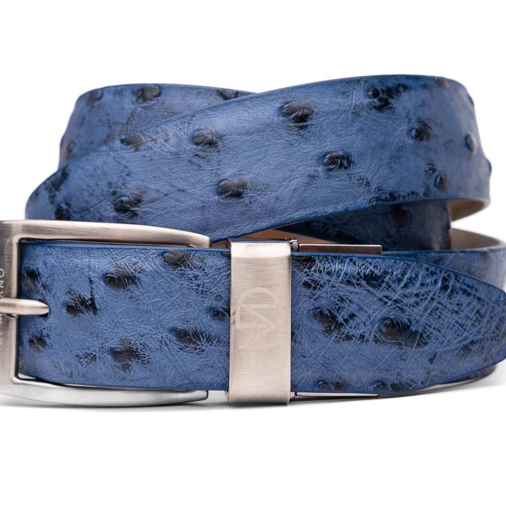 Domenico Belt Antique Navy - Marco Di Milano - Flyclothing LLC