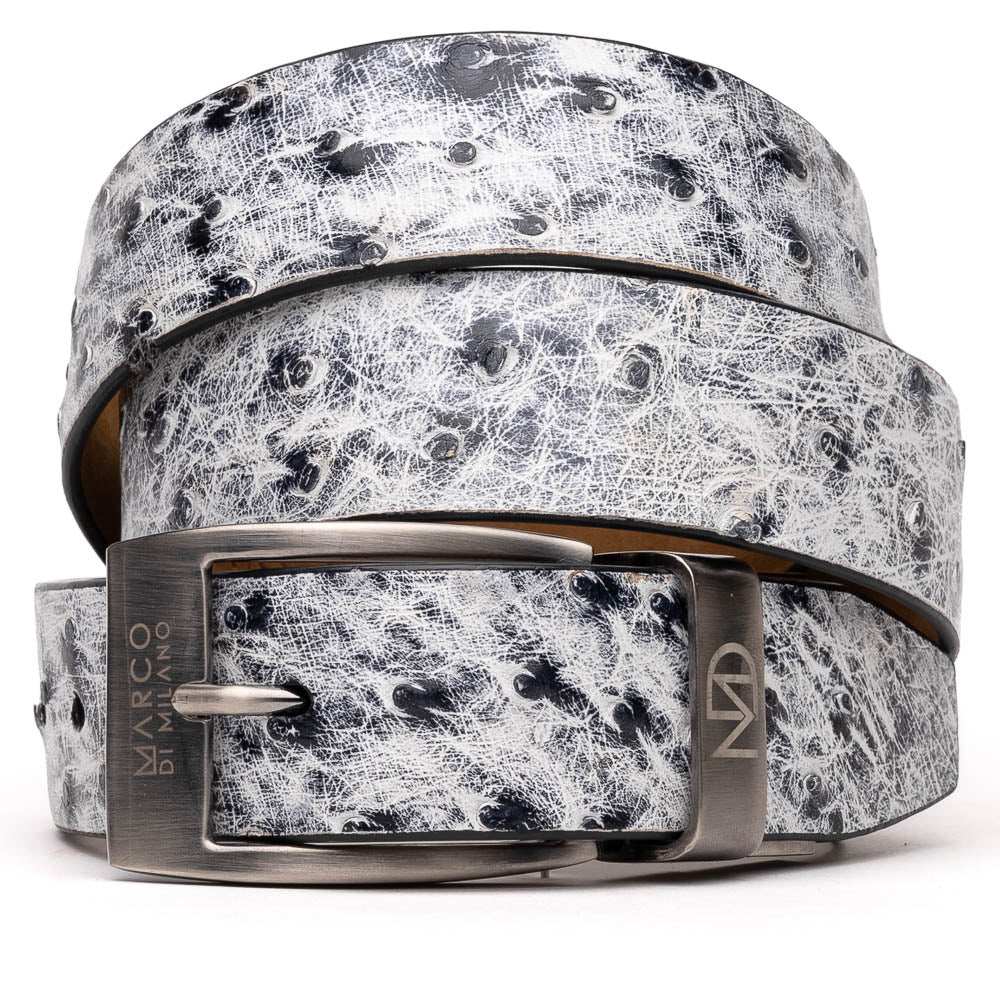 Domenico Belt Antique Newspaper - Marco Di Milano - Flyclothing LLC