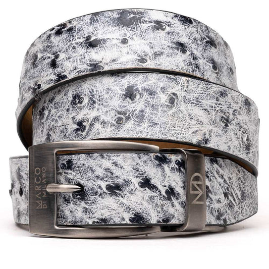 Domenico Belt Antique Newspaper - Marco Di Milano - Flyclothing LLC