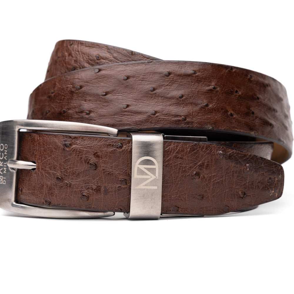 Domenico Belt Brown - Marco Di Milano - Flyclothing LLC