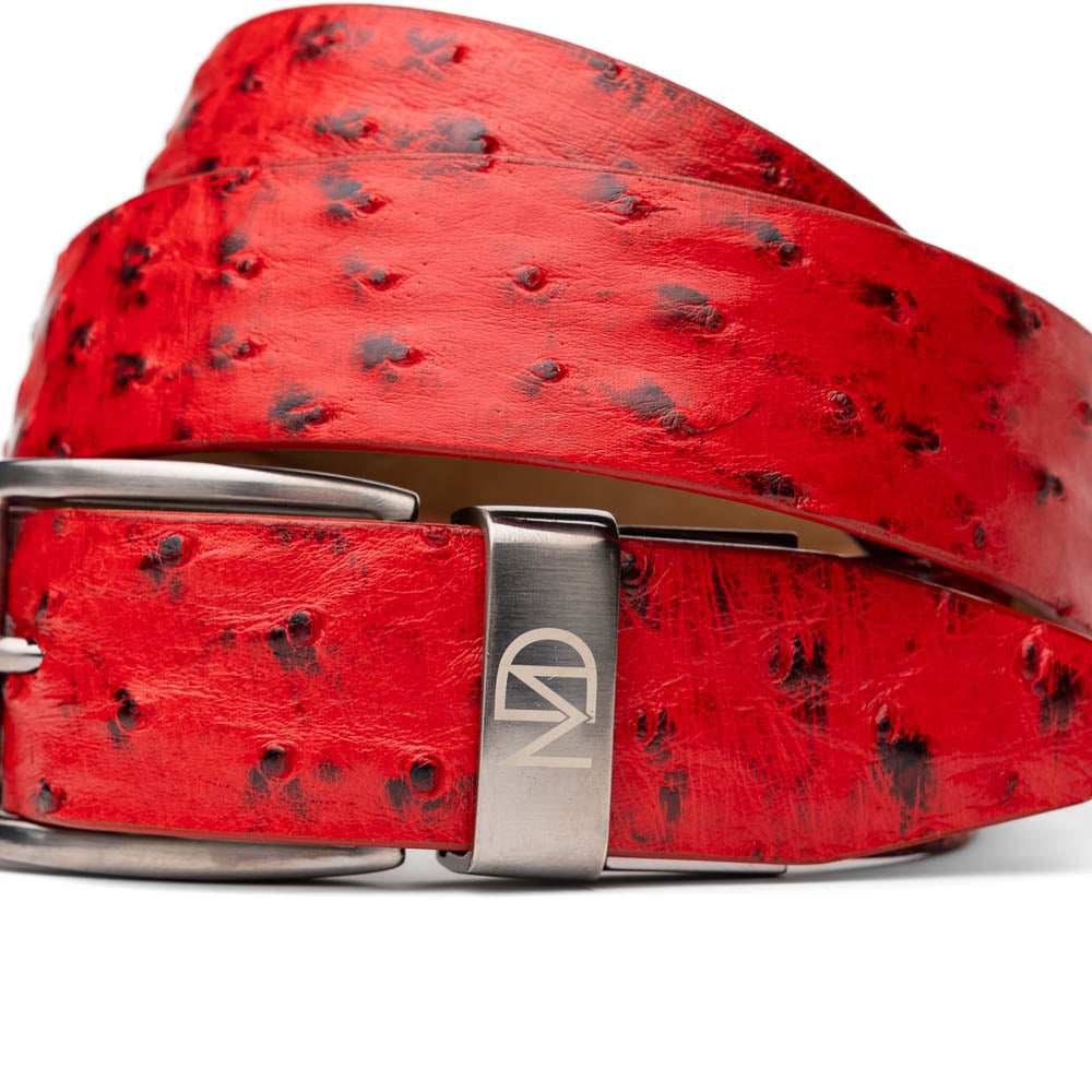 Domenico Belt Red - Marco Di Milano - Flyclothing LLC