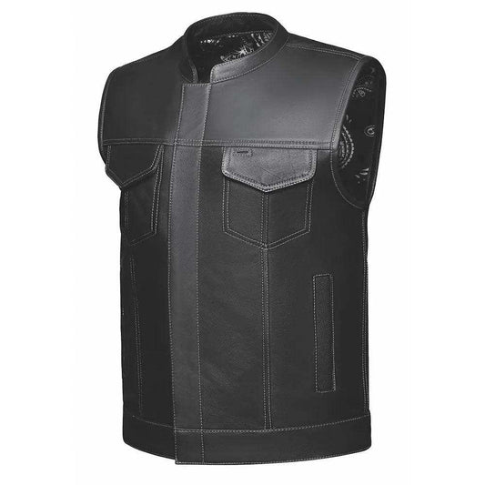 Outlaw - Mens Lining Club Vest - Unik Just for Bikers - Flyclothing LLC
