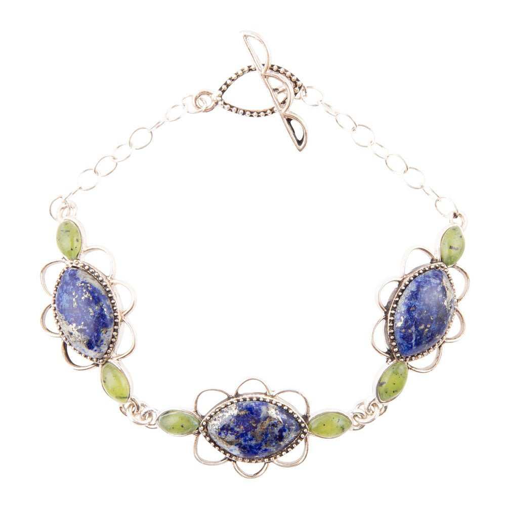 Oxford Lapis and Jade Bracelet - Barse Jewelry - Flyclothing LLC
