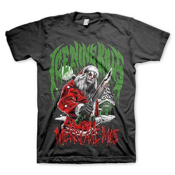 Ice Nine Kills INK Santa- T-Shirt - Ice Nine Kills - Flyclothing LLC