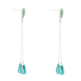 Palios Turquoise Cascade Post Earrings - Barse Jewelry - Flyclothing LLC