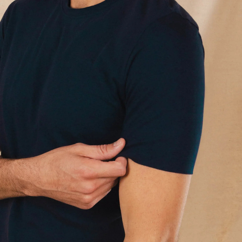 The Blues Singer | Deep Navy Everyman™ Pocket T Shirt - Shinesty - Flyclothing LLC