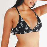 The Bare Back Bones | Glow In The Dark Skeletons Boob Hammock™ Triangle Bralette - Shinesty - Flyclothing LLC