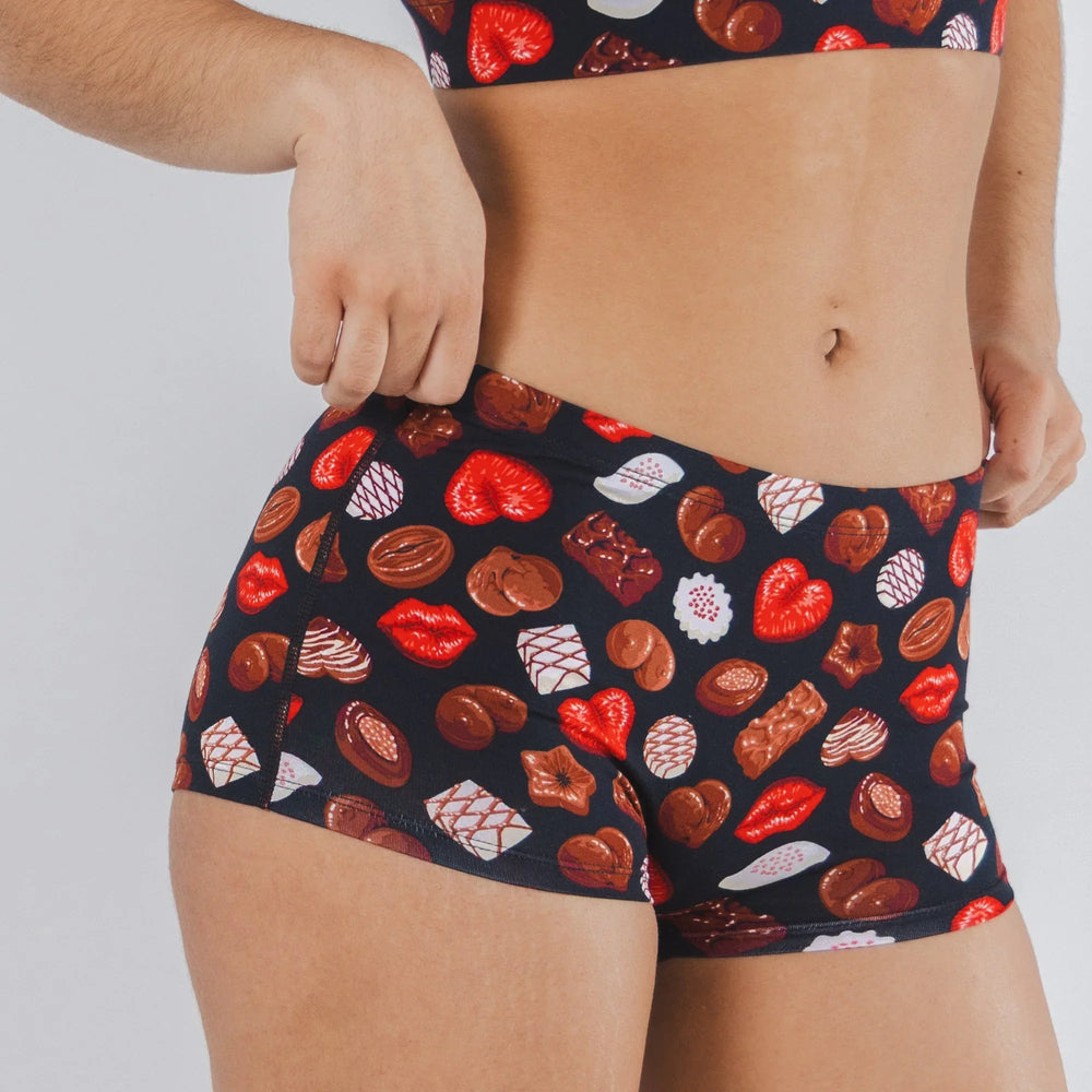 The Bonbons | Naughty Chocolates Modal Boyshort Underwear - Shinesty - Flyclothing LLC