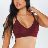 The Sommelier | Burgundy Boob Hammock™ Busty Bralette - Shinesty - Flyclothing LLC