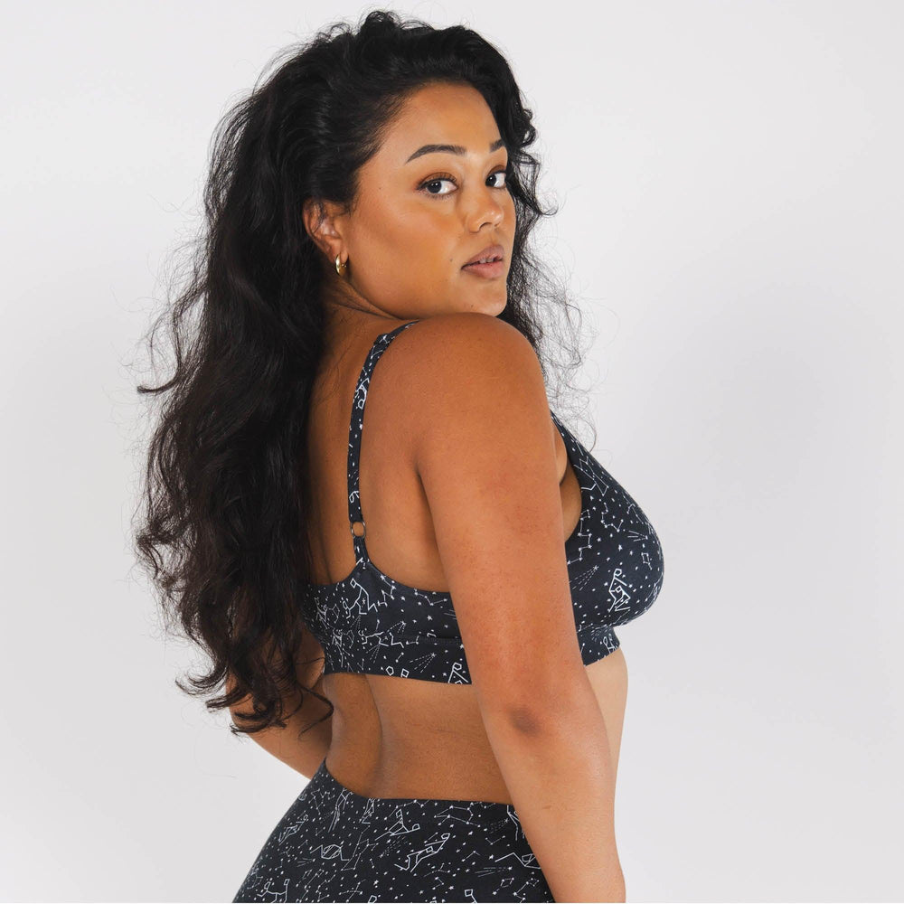 The Big Bang | Glow in the Dark Constellation Boob Hammock™ Busty Bralette - Shinesty - Flyclothing LLC