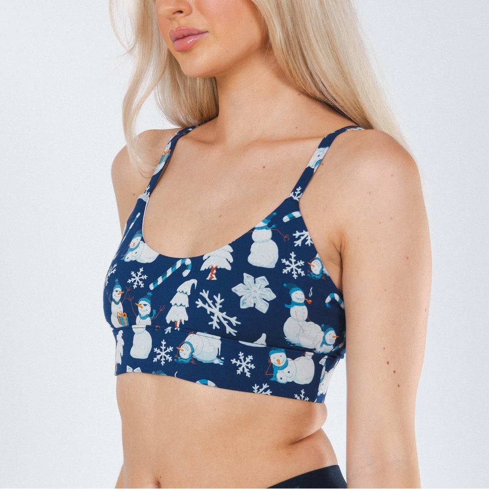 The Big Blizzard | Naughty Snowmen Boob Hammock™ Scoop Bralette - Shinesty - Flyclothing LLC