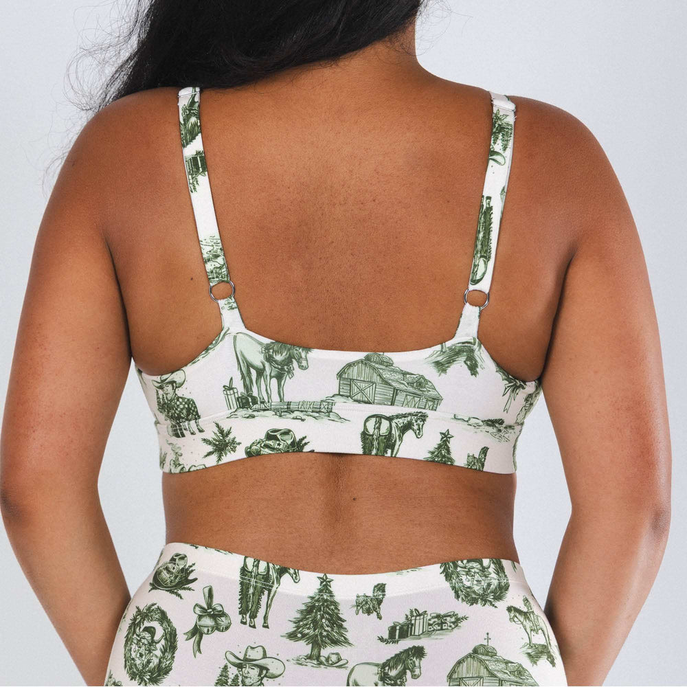 The Western Wonderland | Western Toile Boob Hammock™ Busty Bralette - Shinesty - Flyclothing LLC
