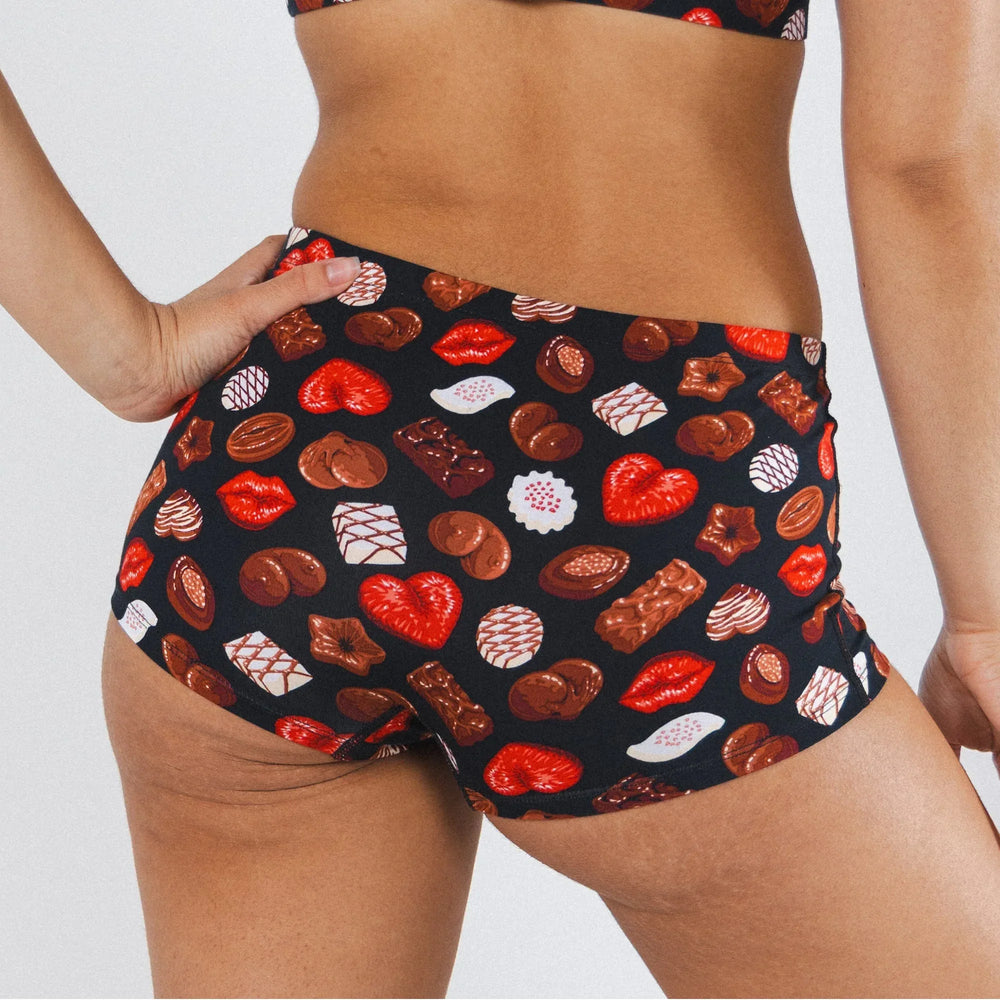 The Bonbons | Naughty Chocolates Modal Boyshort Underwear - Shinesty - Flyclothing LLC