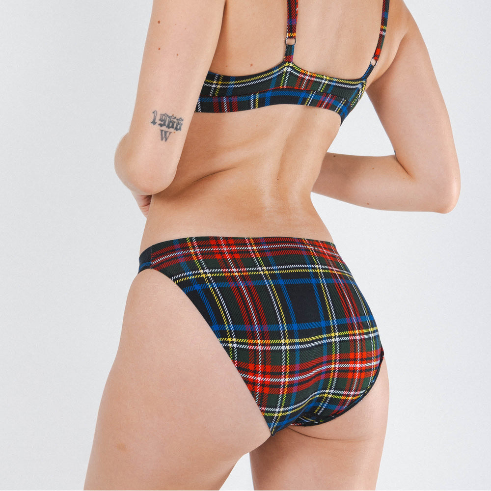 The Cappuccino | Holiday Tartan Plaid Modal Bikini Underwear - Shinesty - Flyclothing LLC