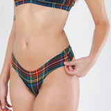 The Cappuccino | Holiday Tartan Plaid Seamless Thong - Shinesty - Flyclothing LLC