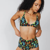 The Super Shroom | Neon Mushrooms Modal Boyshort Underwear - Shinesty - Flyclothing LLC