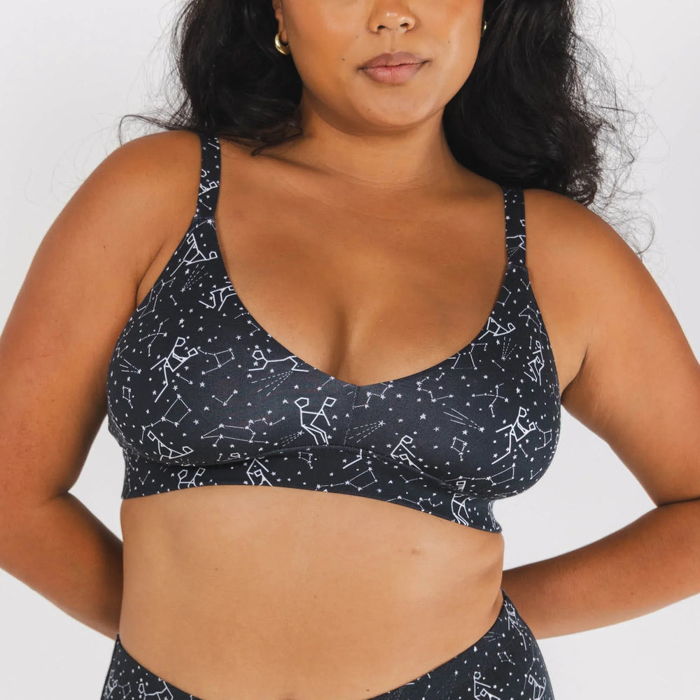 The Big Bang | Glow in the Dark Constellation Boob Hammock™ Busty Bralette - Shinesty - Flyclothing LLC